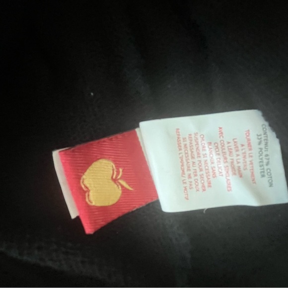 Apple Bottoms Women’s Black Hooded Tunic Dress Cutout Neck Rhinestones. Size:L. - Picture 9 of 10